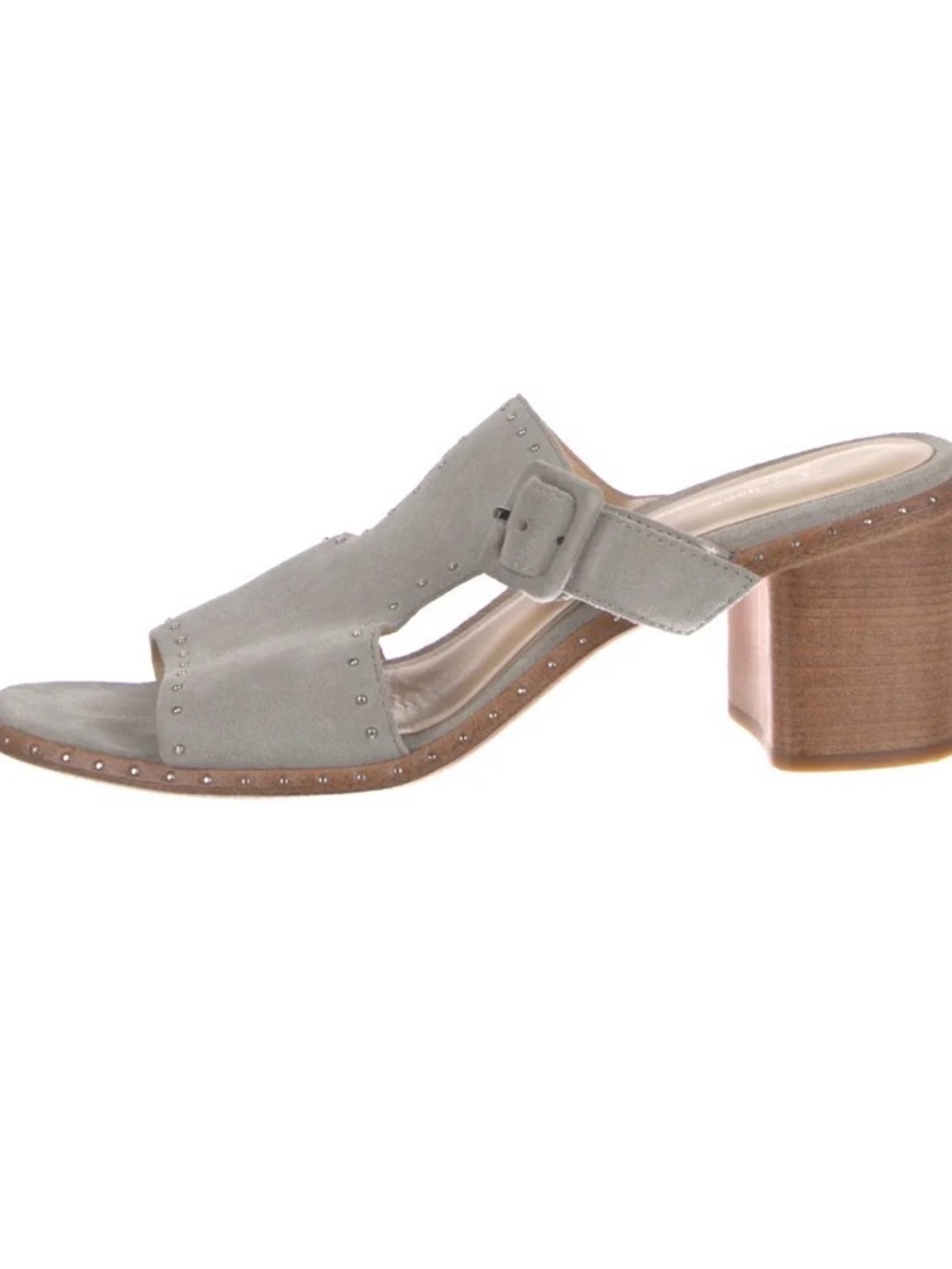 rag & bone Suede Studded Accents Slides Women's Size: 7.5